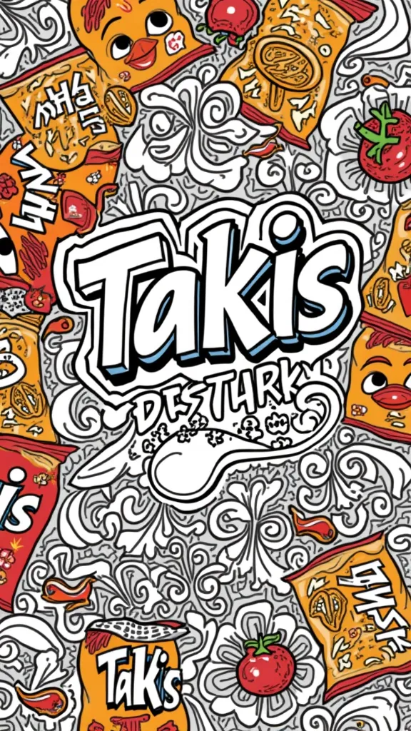 pages à colorier takis